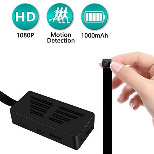 Spy Hidden Cameras,1080P DIY Mini Portable Covert Nanny Video Recorder with Motion Detection Security Camera for Home,Car,Drone,Office(NOT Support WiFi)