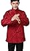 BLINGLAND Chinese Traditional Uniform Top Kungfu Shirt for Men US L Asia XL-Red+Gold
