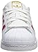adidas Originals Kids' Superstr Foundation, White/Pink/White, 6 M US Big Kid