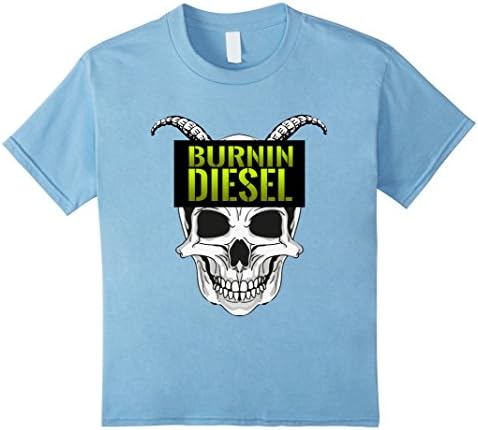 Kids Diesel Shirt Powerstroke- Diesel Truck Clothing Men Women 6 Baby Blue