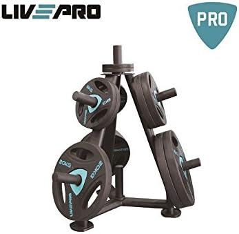 LivePro OLYMPIC WEIGHT TREE Store all sizes of Olympic weight ranging frome 1.25 to 25kg in a safe and secure location