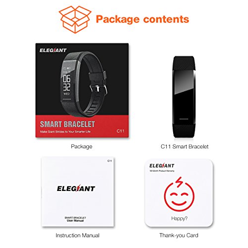 elegiant smart bracelet c11