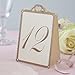 Ginger Ray Heart Wedding Table Ivory Gold Decoration, Numbers 1-12