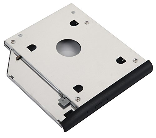 DY-tech 2nd HDD SSD Hard Drive Enclosure Caddy for HP EliteBook 2530p 2540p with Faceplate bezel and Mounting Bracket