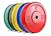 X Training Equipment Premium Color Bumper Plate Solid Rubber with Steel Insert - Great for Crosstraining Workouts (10lb Pair (Green))