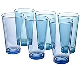 US Acrylic Water Tumbler, Multicolor, 20 Ounce (Pack of 6)