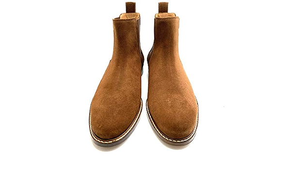 Amazon.com: Botas Chelsea de gamuza para hombre, botines chelsea, botines  de gamuza para hombre, beige, 10 : Ropa, Zapatos y Joyería