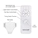 QIACHIP Universal 3 Speed Timing Ceiling Fan and Bulbs Remote Control with Mute