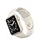 Apple Watch Sport 38mm Gold Aluminum Case with Antique White Sport Band
