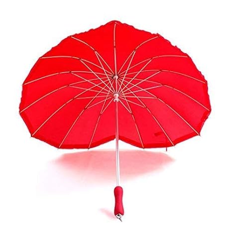 Red Heart Love Umbrella/Heart Shape Umbrella/Umbrella for Girls