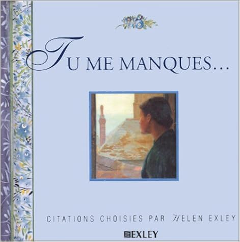 Tu Me Manques Exley H Amazon Ca Books