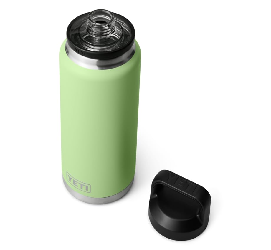 YETI Rambler Bottle Chug, Vacuum Insulated Stainless Steel Bottle with Leakproof Chug Cap, Key Lime, 36 oz (1 L) — image 1