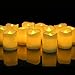 Novelty Place 24Pcs Flameless LED Candles - Warm Yellow Flickering Bright Tealights for Votive, Wedding, and Birthday, Halloween, Christmas - Battery-Powered Electric Candles
