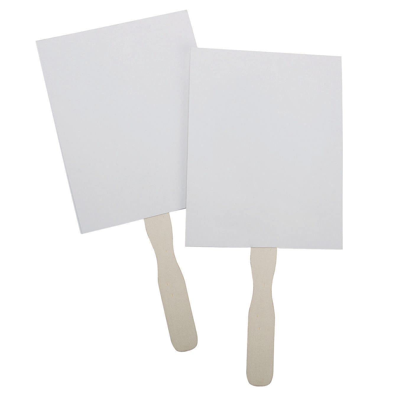 S&S Worldwide Color-Me Paddle Fan. Perfect in The Classroom as a Hand-Held Sign, Kids Can Decorate w