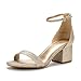 Dream Pairs Women's Low-Chunk Low Heel Pump Sandals