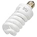 Fotodiox 30 Watt Daylight Compact Fluorescent (CFL) Light Bulb, Full Spectrum (5400k CRI~90) Daylight White Light High-Wattage Bulb, Great for Photo & Video Light Fixtures