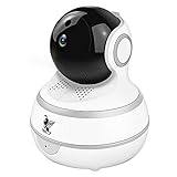 Wireless IP Security Camera, Nanny Cam, 1080P WiFi Home Surveillance Indoor Camera Pan/Tilt with Cloud Service, Motion Tracker, Auto-Cruise, Night Vision, Two-Way Talk Elder/Pet/Office/Baby Monitor