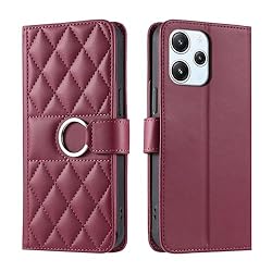 Lucyliy Compatible with Xiaomi Redmi 12 Case Flip