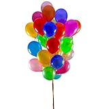 LATEX BALLOONS - Assorted Color Party Balloons, PACK OF 100 PIECES