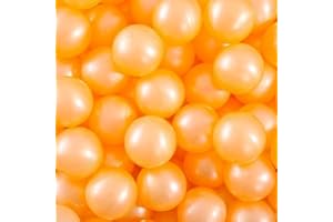Heopeis Ball Pit Balls - 2.75inch Plastic Ball Play Balls BPA Free Phthalate Free Non-Toxic Play Balls for Children Ball Pit Party Brithday Ball Pool Tent, Gold,50pcs.