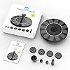 AISITIN-Solar-Fountain-Pump-Solar-Powered-Water-Fountain-with-6-Nozzles-Floating-Solar-Pond-Pump-for-Bird-Bath-Garden-Pond-Pool-and-Fish-Tank AISITIN Solar Fountain Pump, Solar Powered Water Fountain with 6 Nozzles, Floating Solar Pond Pump for Bird Bath, Garden…