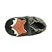iEvolve Cute Fox Baby Shoes Baby Toddler Soft Sole Prewalker First Walker Crib Shoes Baby Moccasins(Dark Brown, 12-18 Months)