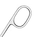 Beard and Nose Hair Scissors, 3.7” Stainless Steel Professional Facial Hair Eyebrow Eyelashes Ear Hairs and Moustache Scissors Trimmer 2 Pieces by NATUREBELLE