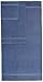 Amazon Brand – Pinzon Organic Cotton Bathroom Towels, 6-Piece Set, Indigo Blue
