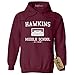 Hawkins Middle School AV Club Hoodie / Hooded Sweatshirt - Unisex Fit (Small, Navy Blue)