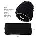 Winter Men Hat Scarf Set, Beanie Hat Neck Warmer for Women