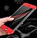 ATRAING iPhone 6 Case, iPhone 6s Case,Ultra-Thin PC Hard Hard Ultra-Thin Shockproof PC 3 in 1 Velvet Touch Fingerprint-Proof Anti-Slip Anti-Marks Cover for iPhone 6/6s 4.7inch (Red+Black+Red)