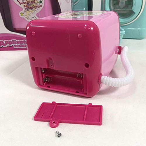 Sweetdecor Make Up Automatic Cleaning Washing Machine Washing Machine Toys Baby Home Miniature Laundry Playset Mini Pretend Play Toy