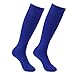 Unisex Football Socks,Adult Youth Royal Blue Solid Comfort Moisture-Wicking Soccer Baseball Team Long Tube Socks Feelingway 2 Pairs