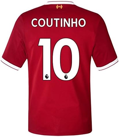 FIGTEN coutinho #10 Liverpool 17/18 Home Soccer Jersey Men's Color Red Size S