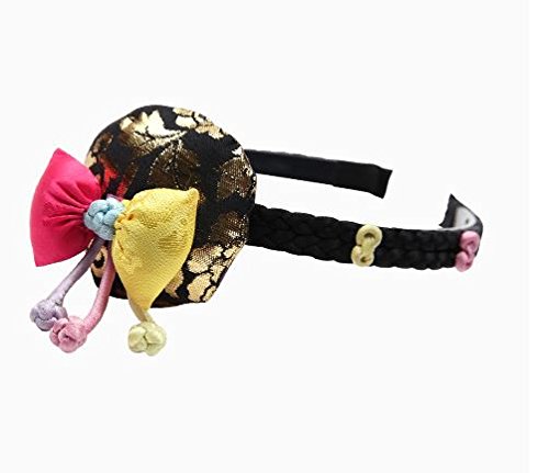Hanbok Korean Girl Accessories Traditional Barney Ribbon Headband
