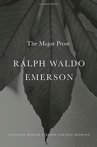 Ralph Waldo Emerson: The Major Prose by Ralph Waldo Emerson (2015-06-09) by (Hardcover)