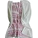 Lavish Home Reversible Fleece Blanket - 50x60-Inch Machine-Washable Sherpa Throw with Snowflakes - Cozy Blanket for Couch, Chair, or Bed (Pink)