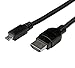 Qaoquda HDMI to Micro USB Cable, 1M/3.3ft HDMI Male to Micro USB Male Data Charging Cord Converter Connector Cable