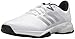 adidas Performance  Men's Barricade Court 3 Wide Tennis Shoe, White/Matte Silver/Scarlet, 10.5 M US