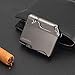 HUOWA Jet Torch Cigar Lighter Windproof Metal Cigarette Lighter with Adjustable Blue Flame, Butane Refillable (Fuel Not Included)