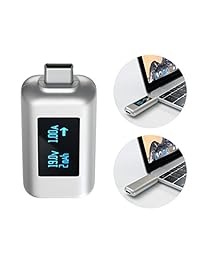 Satechi USB C Medidor de potencia multímetro Tester para nuevo MacBook, MacBook Pro, velocidad de prueba de cargadores, cables, Capacidad de Batería Externa