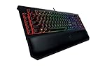 Razer BlackWidow Chroma V2, Silent RGB Mechanical Gaming Keyboard, Ergonomic Wrist Rest - Razer Yellow Switches