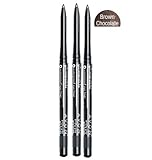 Lot of 3 - Avon Glimmersticks Waterproof Eye Liner - Brown Chocolate