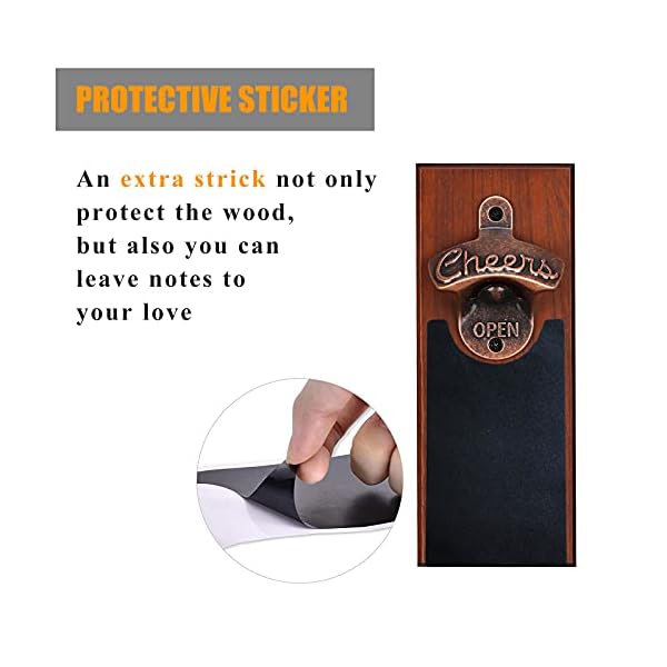 Bottle-Opener-Wall-MountedMagnetic-Beer-Bottle-Openers-with-Auto-Catch-CapsNovelty-Beer-Gifts-for-Dad-Him-Men-Husband-Beer-LoverCool-Gadget-Perfect-for-Kitchen-FridgeBarMan-CaveHome-PubGarden Magnetic Beer Bottle Opener Wall Mounted with Catcher, Novelty Beer Gift Ideas for Men Dad Husband Him, Cool Gadgets for…