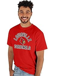 Blue 84 Men's Louisville Cardinals T Shirt Line Up
