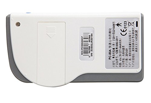 Heal Force PC 80-A Easy Handheld Portable device With Bluetooth, 3-Lead Cable, Pack of pads and USB Cable