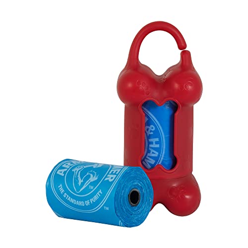 Arm and Hammer Dog Bone Poop Bag Dispenser, 30 Bags, 9 x 14in
