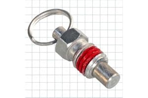 CL-4-RHRP Carr Lane Manufacturing Hand-Retractable Plunger, Pull Ring, Non-Locking Type: Thread 1/4-20