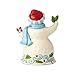 Enesco Jim Shore Heartwood Creek Pint Size Snowman with Candy Figurine, 5.25