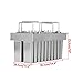 ZXMOTO 20pcs Industrial Stainless Steel Ice Lolly Popsicle Molds Commercial Popsicle Mold Ice Cream Stick Holder 105ml Per Mold